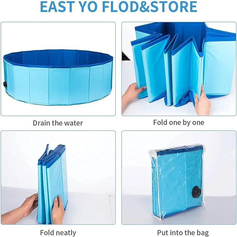 Foldable Dog Swimming Pool 1