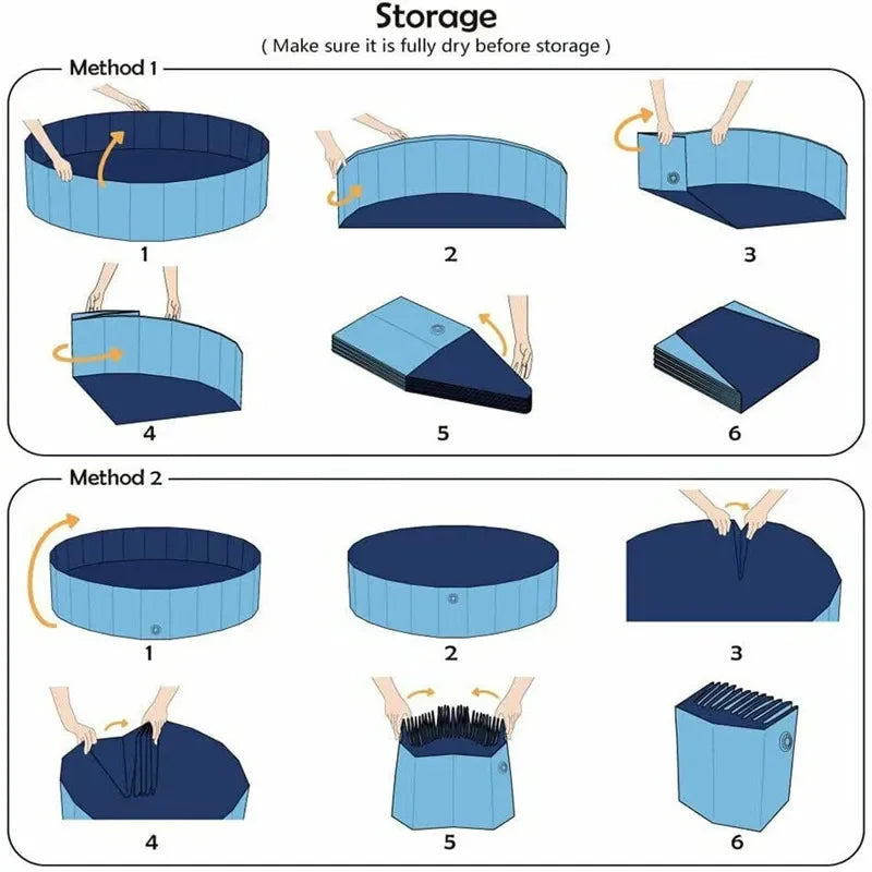 Foldable Dog Swimming Pool 1